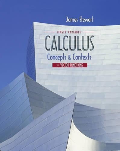 Single Variable Calculus with Vector Functions: Concepts and Contexts for AP* Calculus