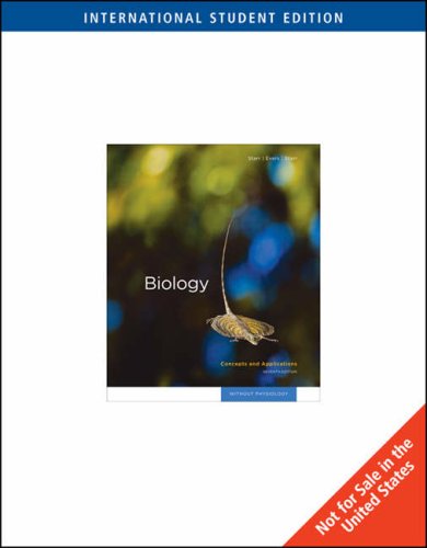 Biology- Concepts & Application -S G & Workbook (7th, 08) by Starr, Cecie [Paperback (2007)]