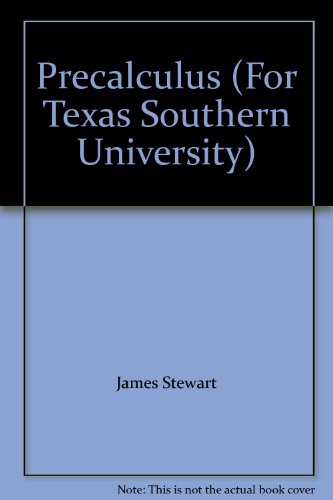 Precalculus (For Texas Southern University)