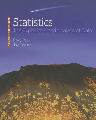Statistics: The Exploration & Analysis of Data