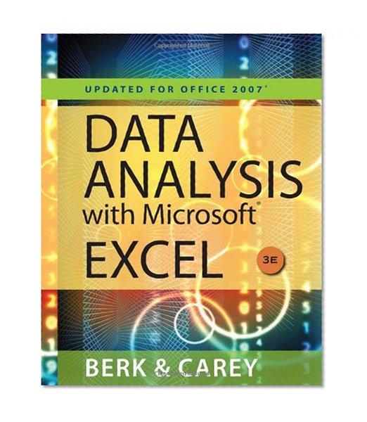 Data Analysis with Microsoft Excel(TM): Updated for Office 2007 (Book Only)