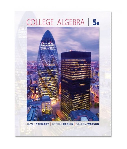 Study Guide for Stewart/Redlin/Watson's College Algebra, 5th