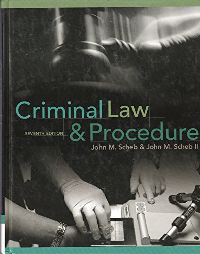 Criminal Law and Procedure