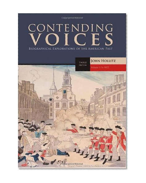 Book Cover Contending Voices, Volume I: To 1877
