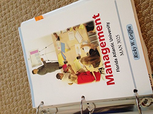 Management Florida Atlantic University MAN 3025