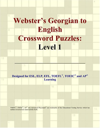 Webster's Georgian to English Crossword Puzzles: Level 1