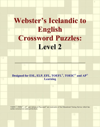 Webster's Icelandic to English Crossword Puzzles: Level 2
