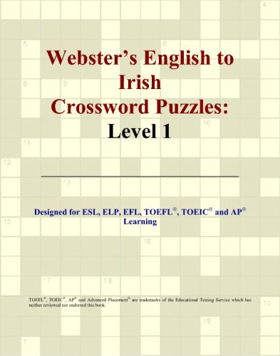 Webster's English to Irish Crossword Puzzles: Level 1