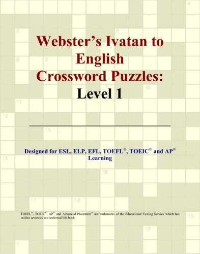Webster's Ivatan to English Crossword Puzzles: Level 1