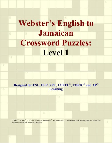 Webster's English to Jamaican Crossword Puzzles: Level 1