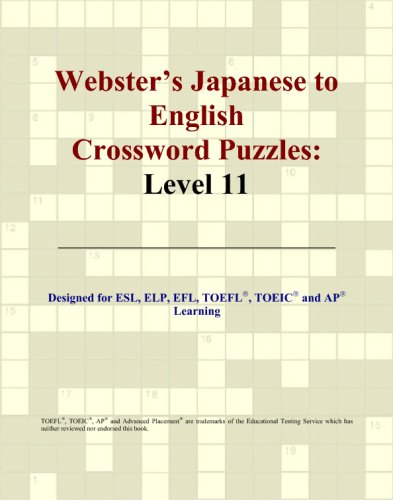 Webster's Japanese to English Crossword Puzzles: Level 11