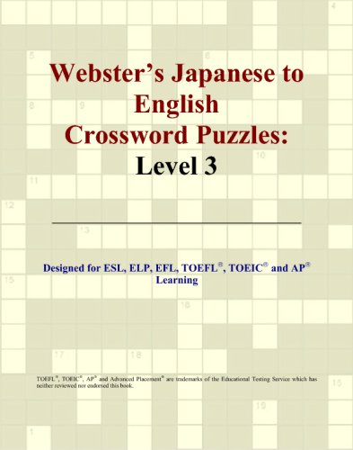 Webster's Japanese to English Crossword Puzzles: Level 3