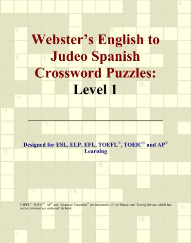 Webster's English to Judeo Spanish Crossword Puzzles: Level 1