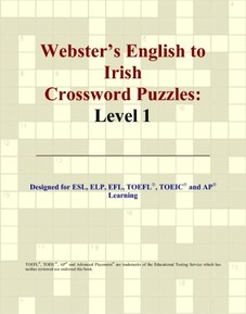 Webster's English to Irish Crossword Puzzles: Level 1