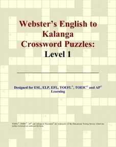 Webster's English to Kalanga Crossword Puzzles: Level 1