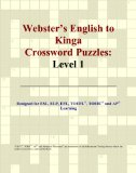 Webster's English to Kinga Crossword Puzzles: Level 1