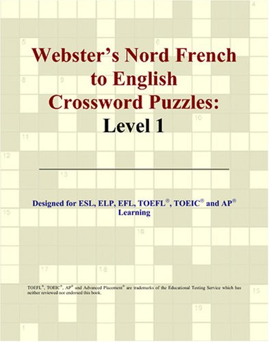 Webster's Nord French to English Crossword Puzzles: Level 1