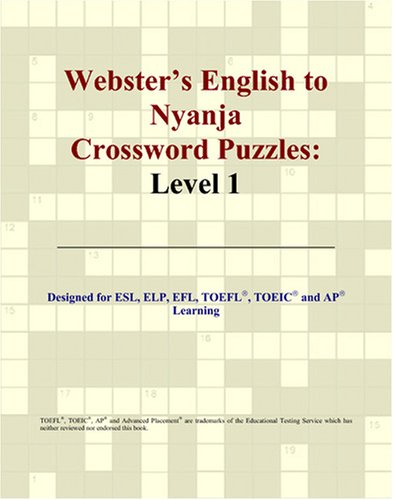 Webster's English to Nyanja Crossword Puzzles: Level 1