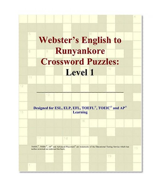 Webster's English to Runyankore Crossword Puzzles: Level 1
