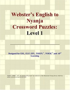 Webster's English to Nyanja Crossword Puzzles: Level 1