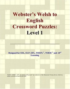 Webster's Welsh to English Crossword Puzzles: Level 1