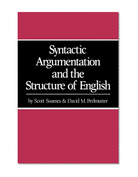 Book Cover Syntactic Argumentation and the Structure of English