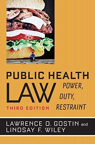 Book Cover Public Health Law: Power, Duty , Restraint