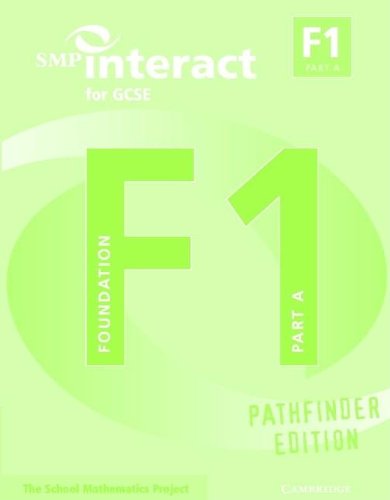 SMP Interact for GCSE Book F1 Part A Pathfinder Edition (SMP Interact Pathfinder)