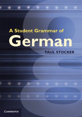 Book Cover A Student Grammar of German