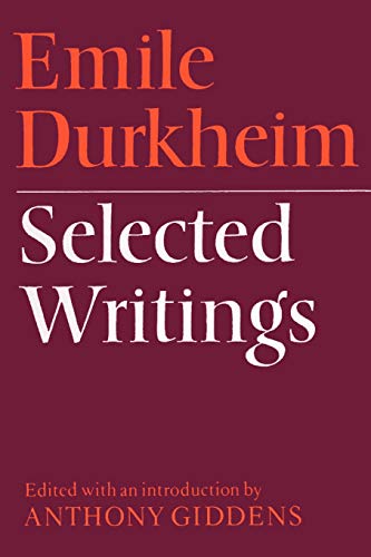 Book Cover Emile Durkheim: Selected Writings