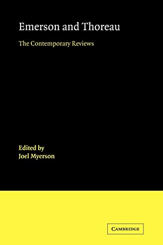 Emerson and Thoreau: The Contemporary Reviews (American Critical Archives, Series Number 1)