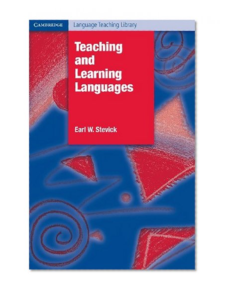 Book Cover Teaching and Learning Languages (Cambridge Language Teaching Library)