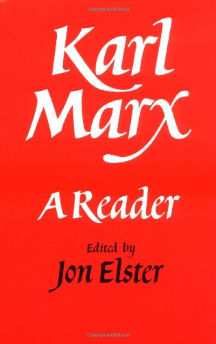 Book Cover Karl Marx: A Reader