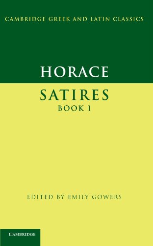 Book Cover Horace: Satires Book I (Cambridge Greek and Latin Classics)