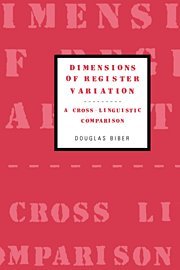 Book Cover Dimensions of Register Variation: A Cross-Linguistic Comparison