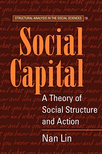 Book Cover Social Capital: A Theory of Social Structure and Action (Structural Analysis in the Social Sciences, Series Number 19)