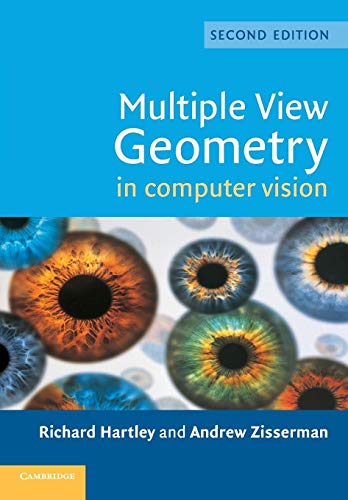 Book Cover Multiple View Geometry in Computer Vision