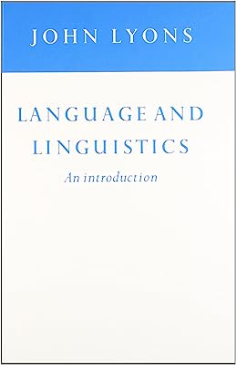 Language and Linguistics - An Introduction