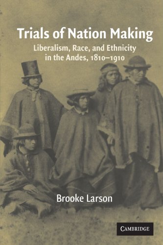 Book Cover Trials of Nation Making: Liberalism, Race, and Ethnicity in the Andes, 1810â€“1910
