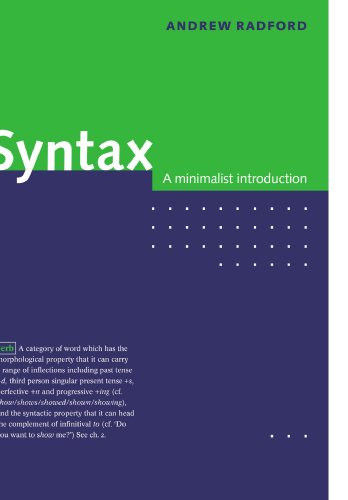 Book Cover Syntax: A Minimalist Introduction
