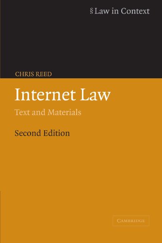 Book Cover Internet Law: Text and Materials (Law in Context)
