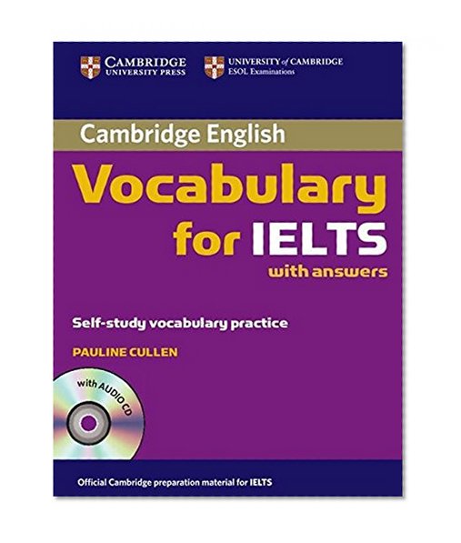 Book Cover Cambridge Vocabulary for IELTS Book with Answers and Audio CD