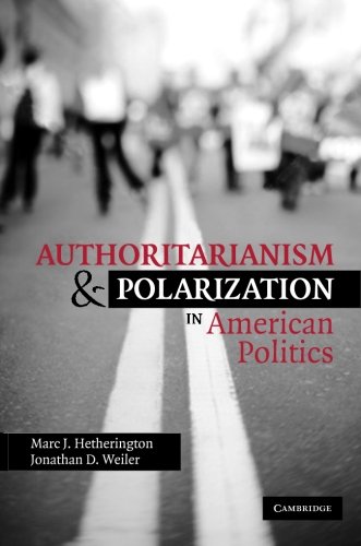 Book Cover Authoritarianism and Polarization in American Politics