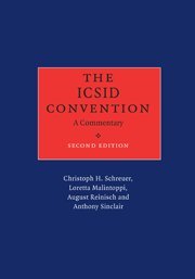 Book Cover The ICSID Convention: A Commentary