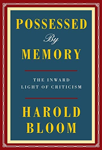 Book Cover Possessed by Memory: The Inward Light of Criticism