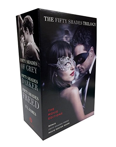 Book Cover Fifty Shades Trilogy: The Movie Tie-In Editions with Bonus Poster: Fifty Shades of Grey, Fifty Shades Darker, Fifty Shades Freed