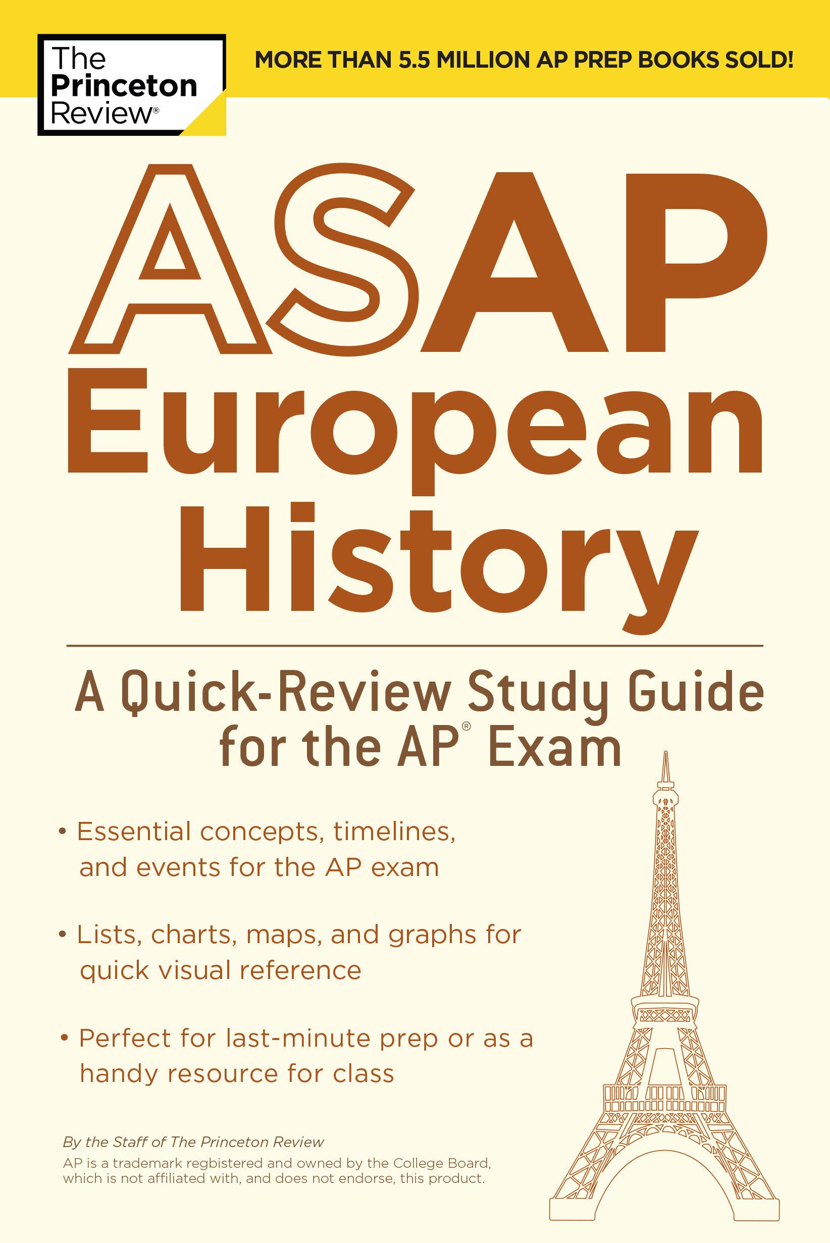 Book Cover ASAP European History: A Quick-Review Study Guide for the AP Exam (College Test Preparation)