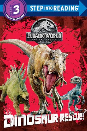 Book Cover Dinosaur Rescue! (Jurassic World: Fallen Kingdom) (Step into Reading)