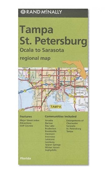 Book Cover Rand McNally Folded Map: Tampa and St. Petersburg Regional Map