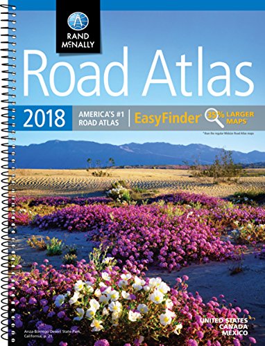 Book Cover 2018 Rand McNally EasyFinder® Midsize Road Atlas (Rand McNally EasyFinder Road Atlas)